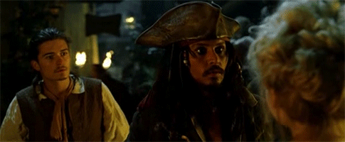 Animated gif of Jack Sparrow being slapped, saying "I may have deserved that"
